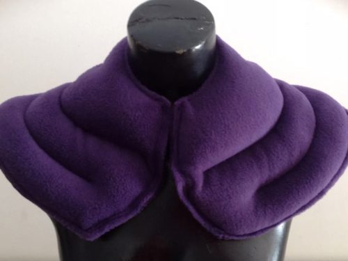 Wheat Bag Shoulder Cape for Adults - Purple