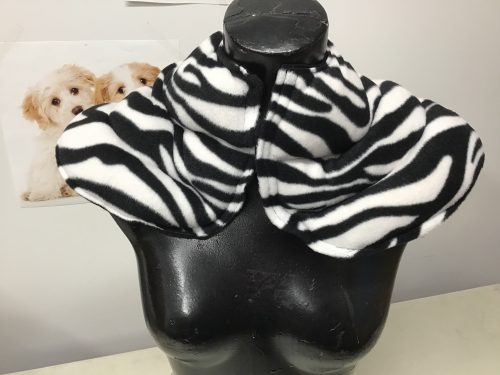 Wheat Bag Shoulder Cape for Adults , Zebra print